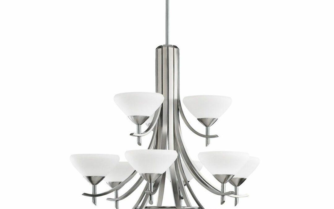 Kichler Lighting 1681 AP Olympia Collection Fifteen Light Chandelier in Antique Pewter Finish