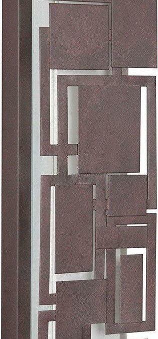 Craftmade Lighting 13718AG-LED Oak Park Collection 18 Inch LED Wall Sconce in Aged Bronze Finish