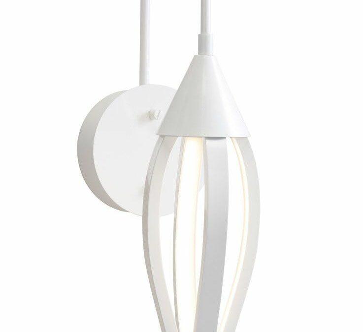 Elan by Kichler Lighting 83482 Meridian Collection LED Wall Sconce in White Finish