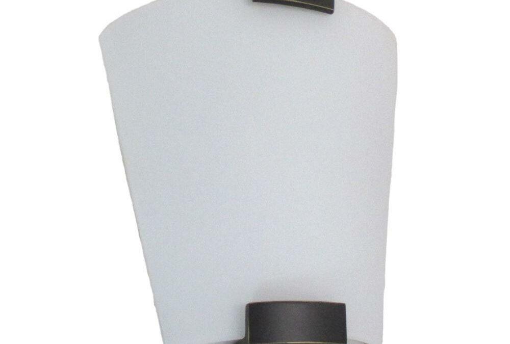 Oxygen Lighting 2-571-195 One Light Myriad Collection Energy Efficient Fluorescent Wall Sconce in Old World Bronze Finish