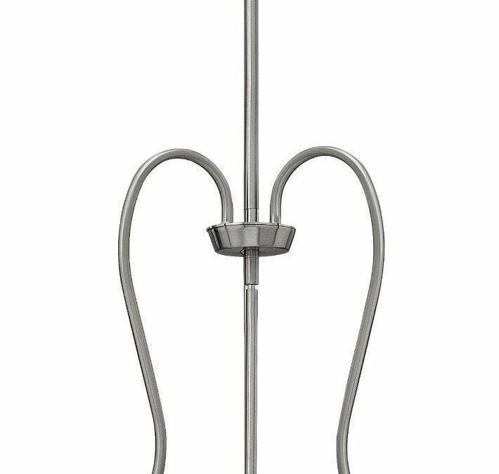 Hinkley Lighting 4224 BN Channing Collection Three Light Hanging Pendant Chandelier in Brushed Nickel Finish