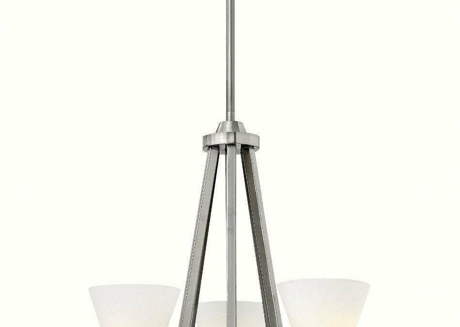 Hinkley Lighting 3668 BN Dillon Collection Nine Light Hanging Chandelier in Brushed Nickel Finish