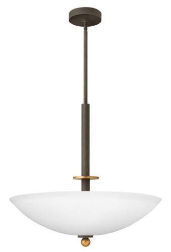 Hinkley Lighting 4682 OZ Cooper Collection Four Light Hanging Pendant Chandelier in Oil Rubbed Bronze Finish