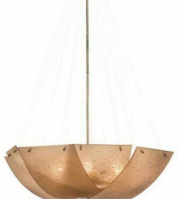 Kalco Lighting 5099 CB Cirrus Collection Five Light Pendant Chandelier in Chemical Bronze Finish