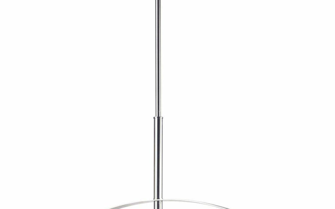 Z-Lite Lighting 605-2 Ellipse Collection Two Light Hanging Island Billiard Chandelier in Polished Chrome Finish