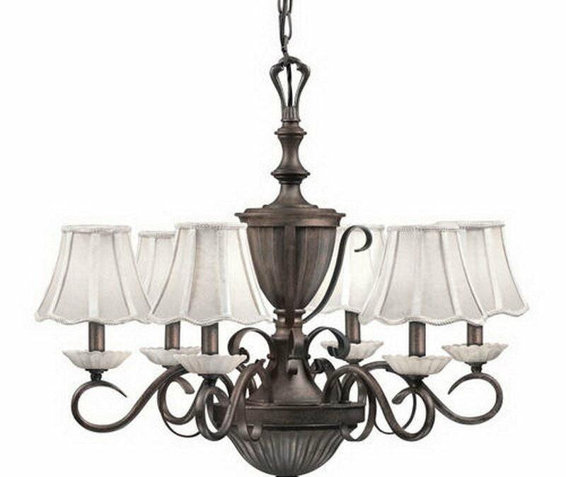 Kichler Lighting 34175 Six Light Chandelier in Bronze Finish