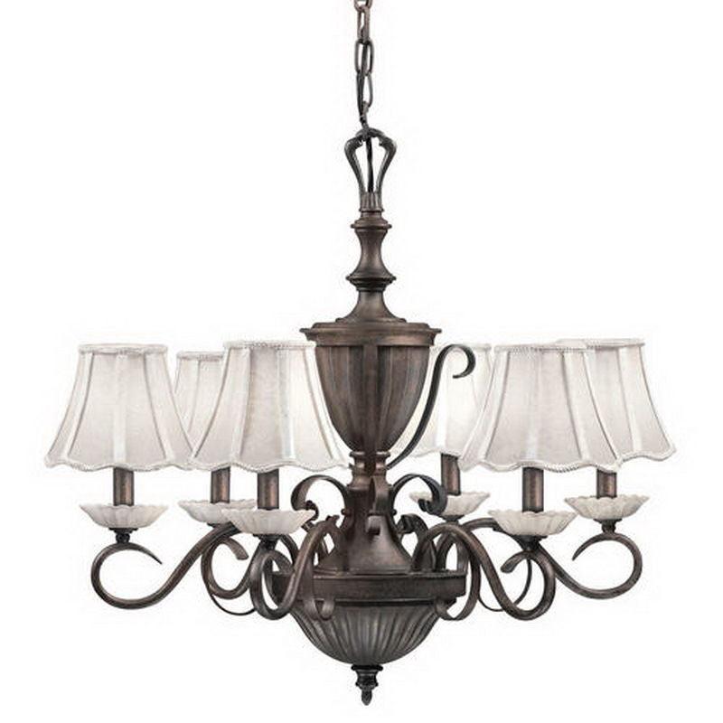 Kichler Lighting 34175 Six Light Chandelier in Bronze Finish