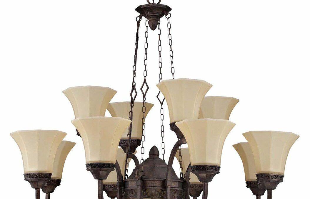 Craftmade Lighting 36412 PR Evangeline Collection Thirteen Light Chandelier in Peruvian Bronze Finish