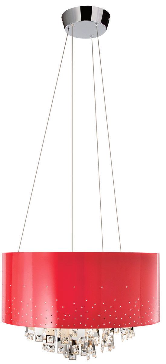 Elan by Kichler Lighting 83147 Vallo Collection Seven Light Hanging Pendant Chandelier in Polished Chrome Finish