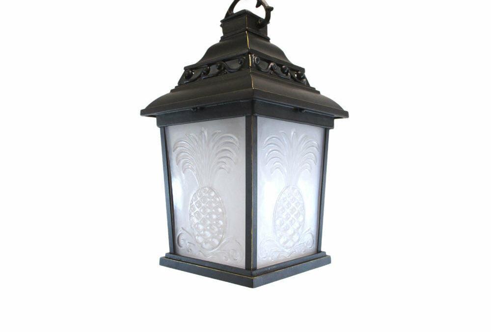 Kalco Lighting 9456TP One Light Outdoor Exterior Hanging Pendant Lantern in Tawny Port Finish
