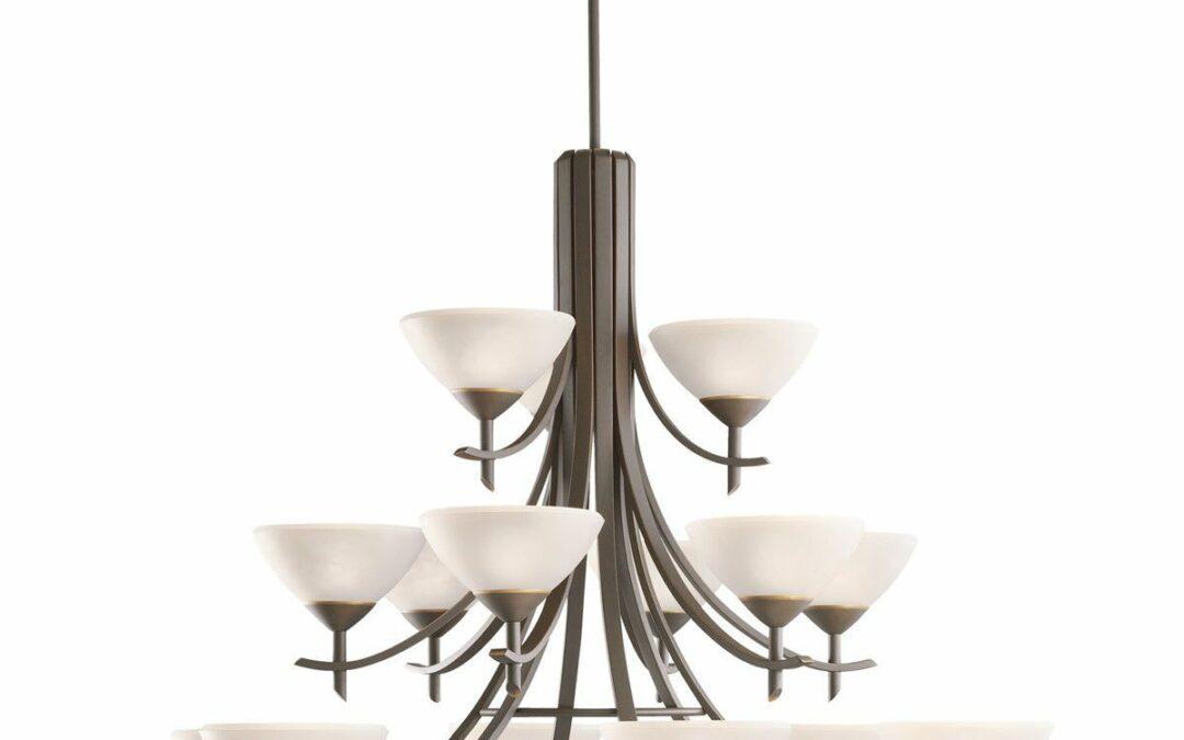 Kichler Lighting 1681 OZW Olympia Collection Fifteen Light Chandelier in Olde Bronze Finish