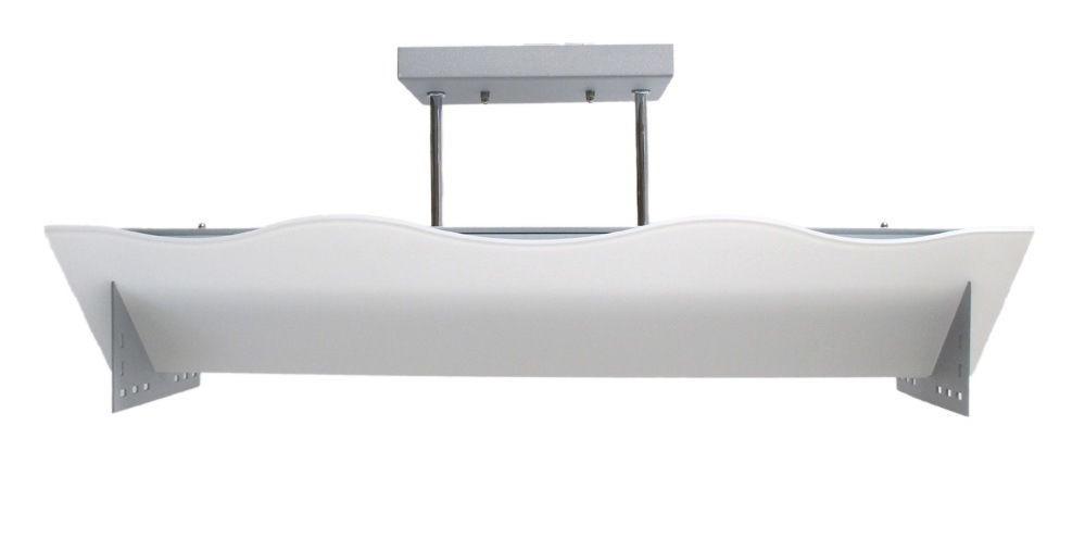 Oxygen Lighting 2-684-59 One Light Energy Efficient Fluorescent Semi Flush Ceiling Fixture in Matte Silver Finish