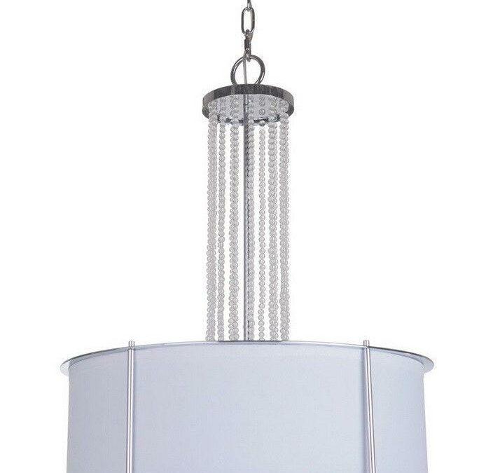 Craftmade Lighting 40695 CH Cascade Collection Five Light Hanging Pendant Chandelier in Polished Chrome Finish