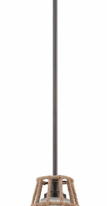Craftmade Lighting P440ESP1 Signature Collection One Light Mini Pendant in Espresso Finish