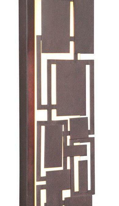 Craftmade Lighting 13722AG-LED Oak Park Collection 22 Inch LED Wall Sconce in Aged Bronze Finish