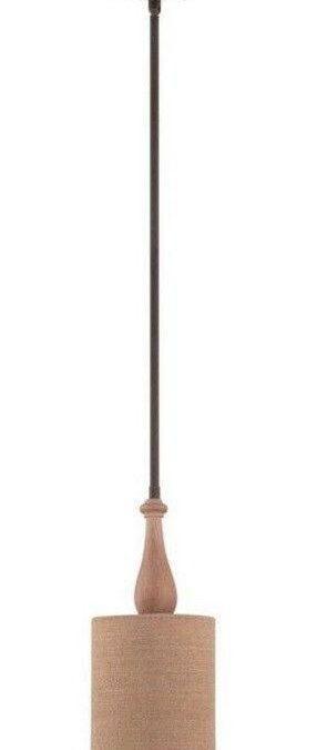 Craftmade Lighting 38191 JBZDO Glenwood Collection One Light Hanging Mini Pendant in Light Aged Bronze and Distressed Oak Finish