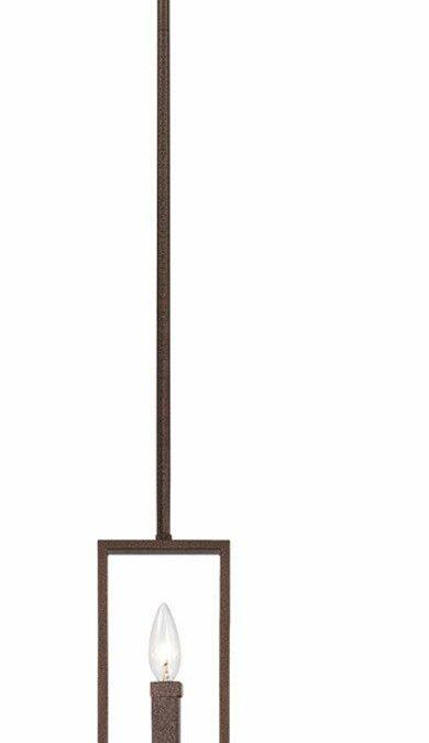 Designers Fountain Lighting 84330-FBZ Fieldhouse Collection One Light Hanging Mini Pendant in Flemish Bronze Finish