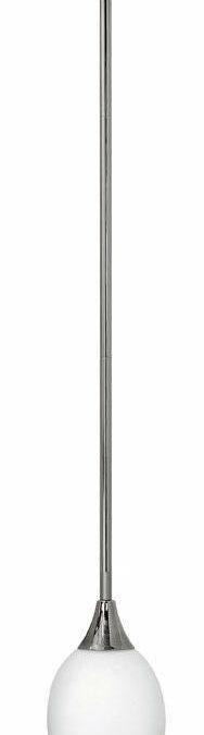 Hinkley Lighting Fredrick Ramond FR45737 BCM Opus Collection One Light Hanging Mini Pendant in Black Chrome Finish