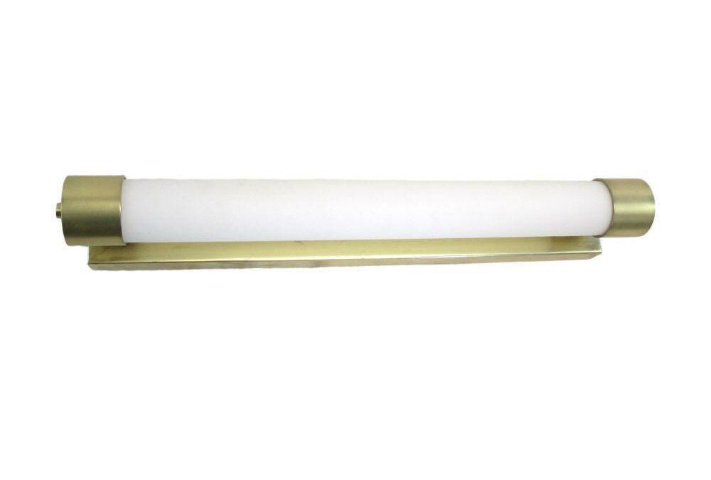 Oxygen Lighting 2-583-130 One Light Horizon Collection Energy Efficient Fluorescent Wall Vanity Sconce in Satin Brass Finish