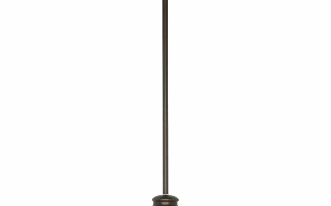 Nuvo Lighting 60-3132 Empire Collection One Light Energy Star Efficient GU24 Hanging Mini Pendant in Mahogany Bronze Finish