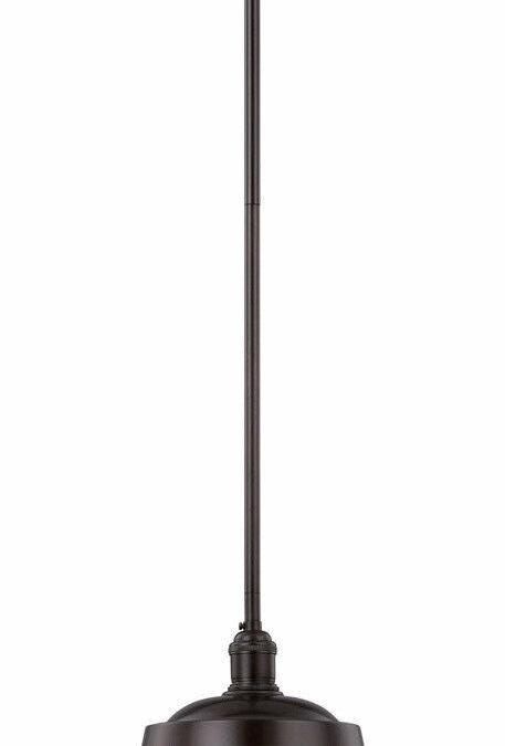 Nuvo Lighting 60-5521 Bayport Collection One Light Pendant in Aged Bronze Finish
