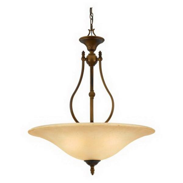 Quoizel Lighting FI2828 VE Four Light Bowl Pendant Chandelier in Verona Finish