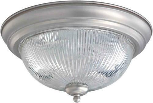 Rainbow EVER 2911 BN One Light Flush Ceiling Mount in Brushed Nickel Finish