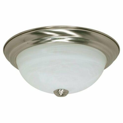 Rainbow EVER 2946 BN Three Light Flush Ceiling Mount in Brushed Nickel Finish