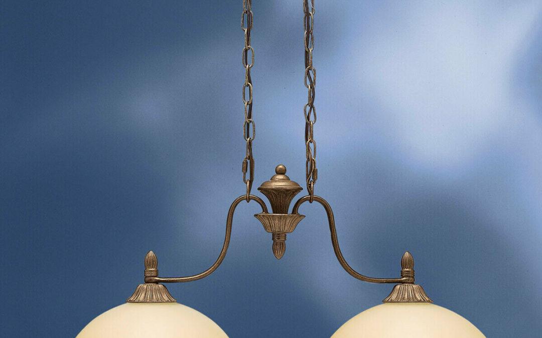 Aztec by Kichler Lighting 34571 Two Light Woodlawn Collection Hanging Island Chandelier in Tannery Bronze Finish