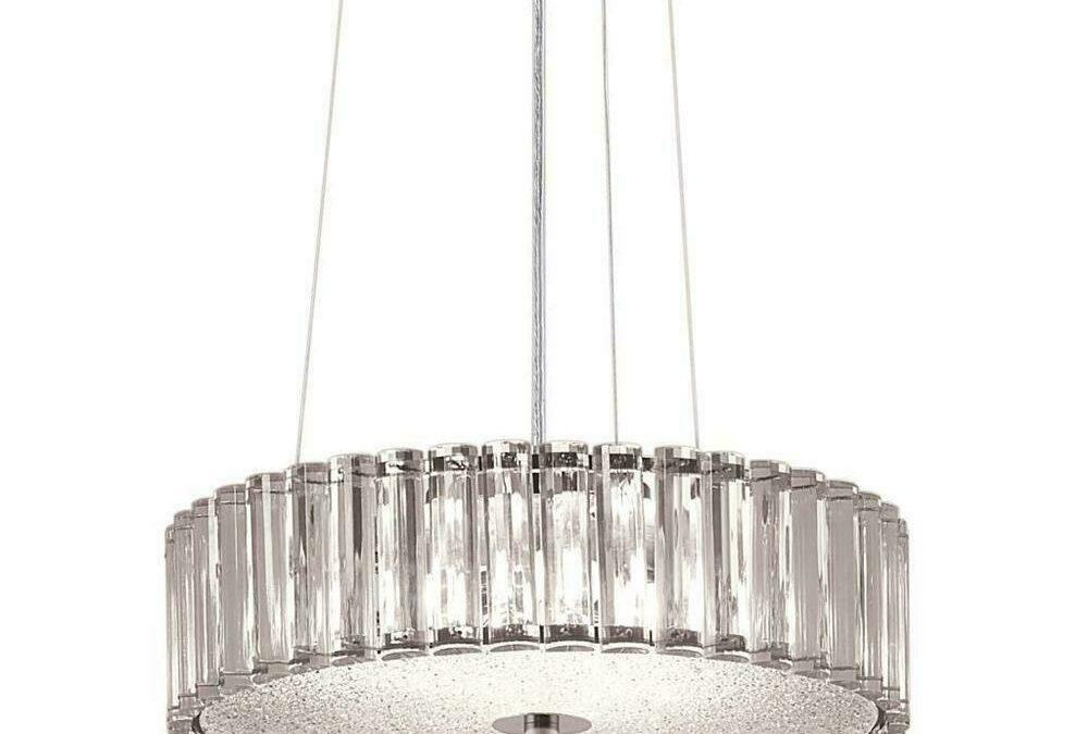 Aztec by Kichler Lighting 34528 Four Light Contemporary Hanging Pendant Chandelier in Chrome Finish