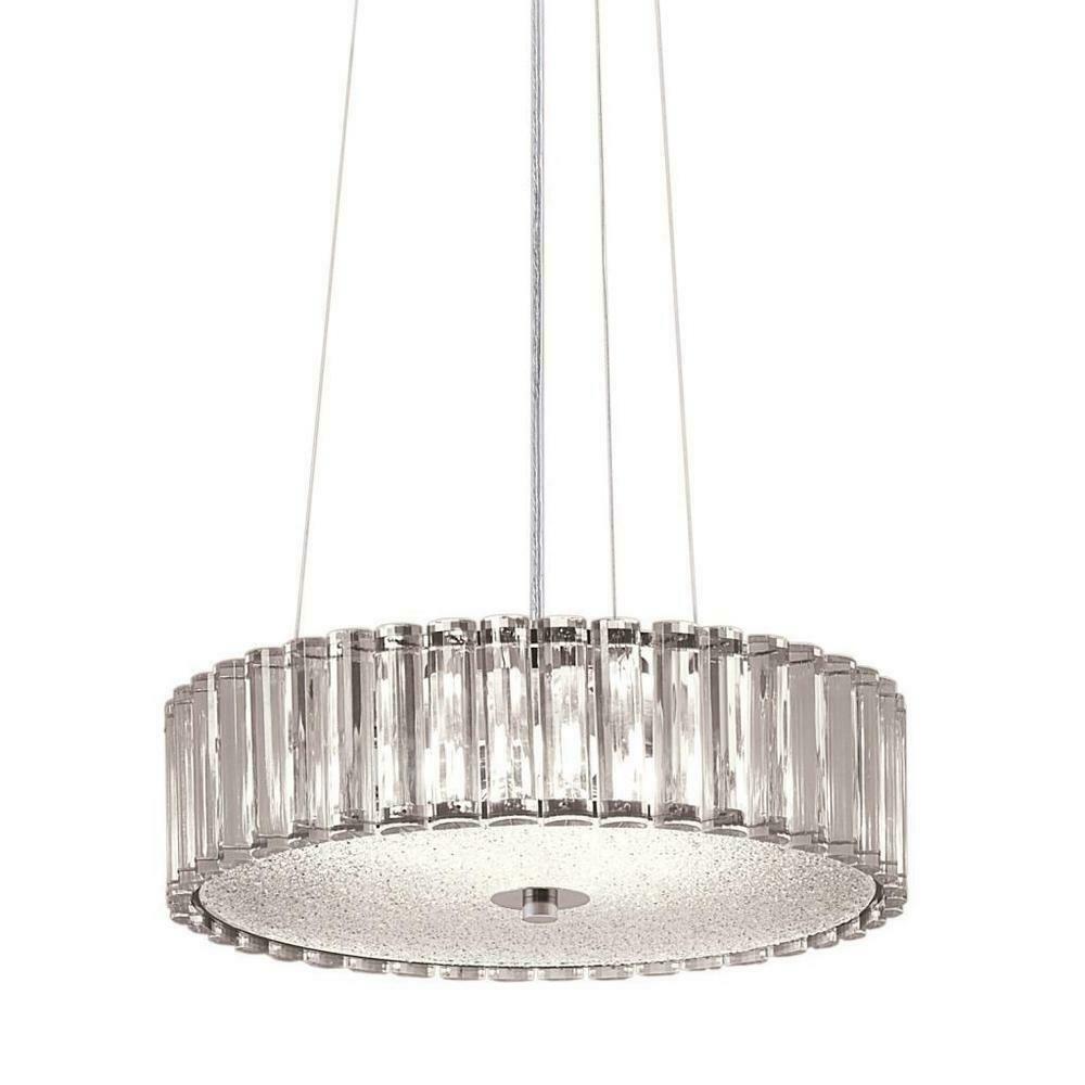 Aztec by Kichler Lighting 34528 Four Light Contemporary Hanging Pendant Chandelier in Chrome Finish