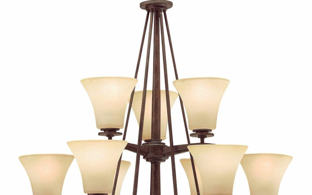 Aztec 34960 by Kichler Lighting Ashton Collection Nine Light Hanging Chandelier in Canyon Slate Finish