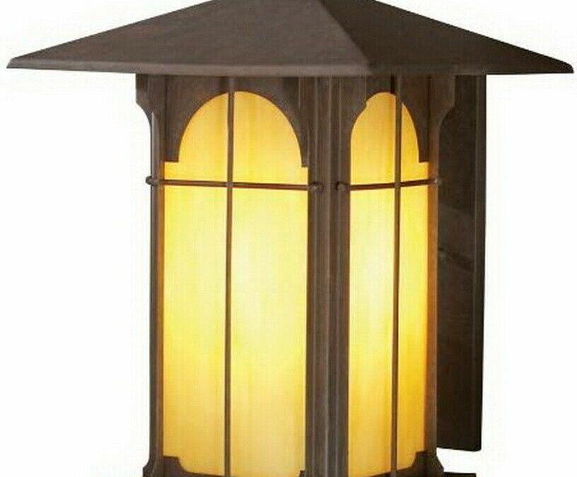 Aztec 39379 By Kichler Lighting One Light Outdoor Wall Lantern in Bronze Finish