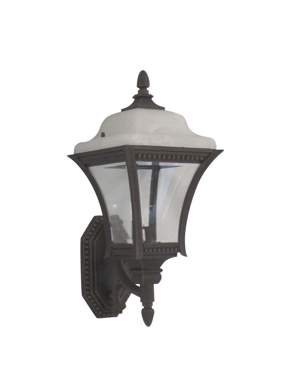 Adjustapost Lighting APX-C41SC-RU One Light Exterior Outdoor Wall Lantern in Rust Finish