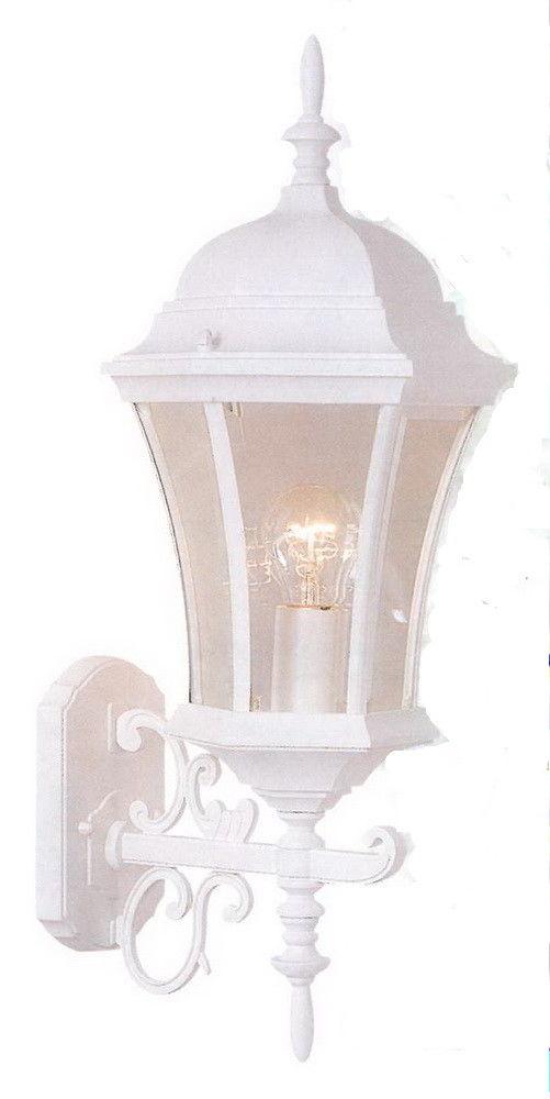 Adjustapost APX-C43SC-WH One Light Exterior Outdoor Wall Lantern in White Finish