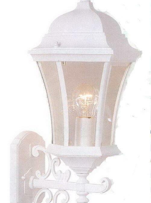 Adjustapost APX-C44SC-WH One Light Exterior Outdoor Wall Lantern in White Finish