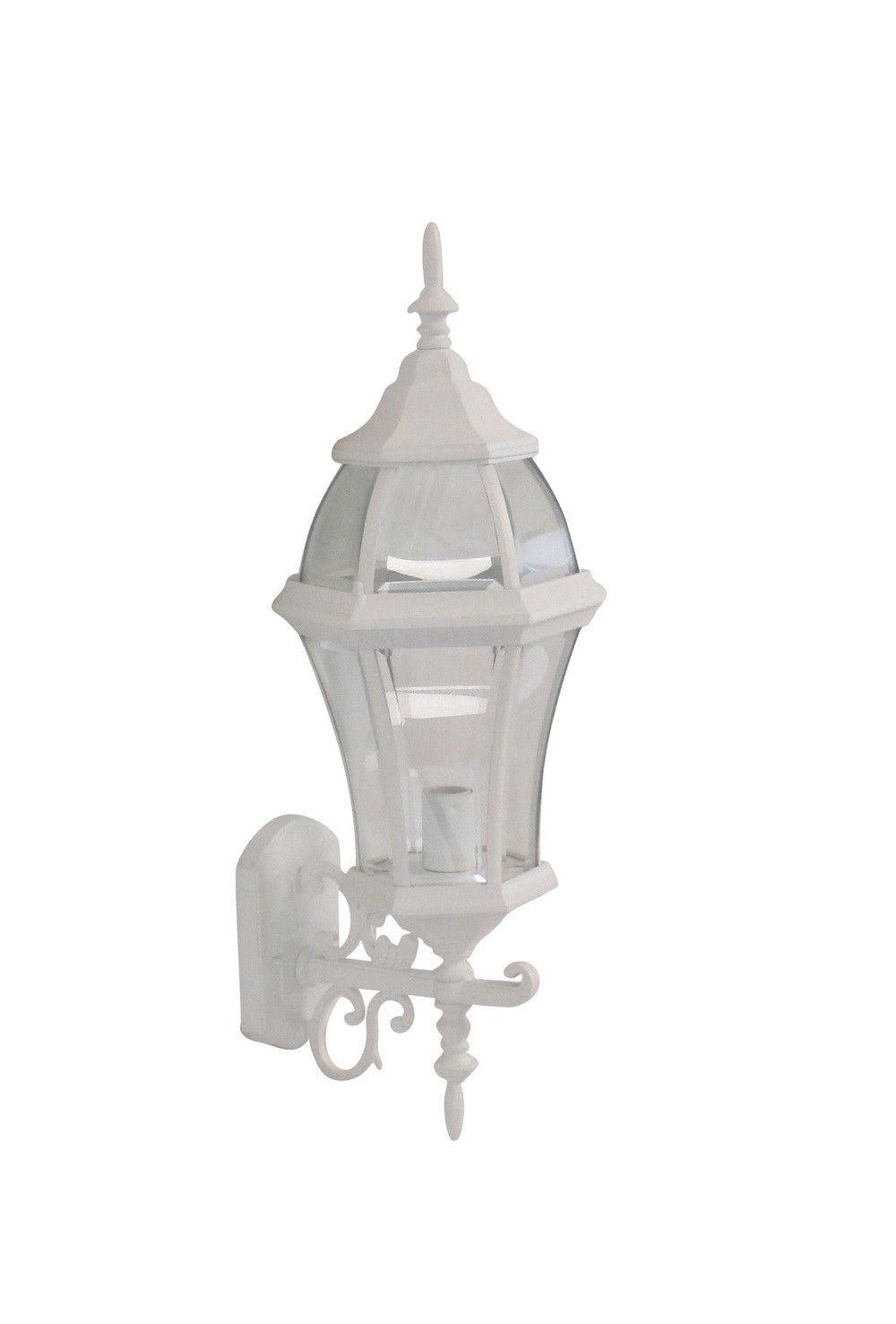 Adjustapost APX-C46SC-WH One Light Exterior Outdoor Wall Lantern in White Finish