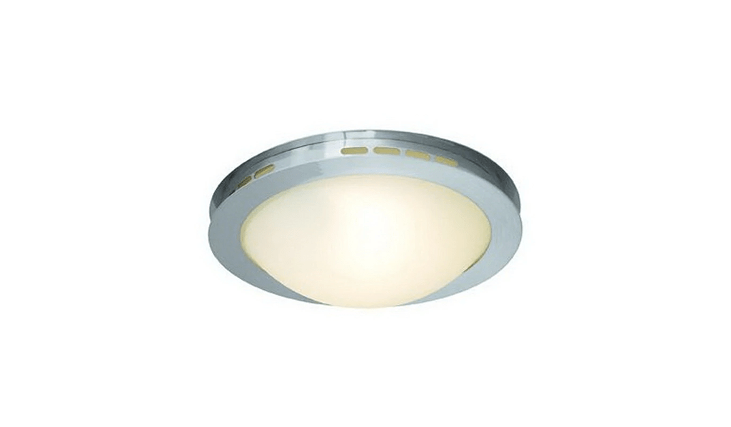 Access Lighting 50083 BSOPL One Light Halogen Flush Ceiling Mount in Brushed Steel Finish