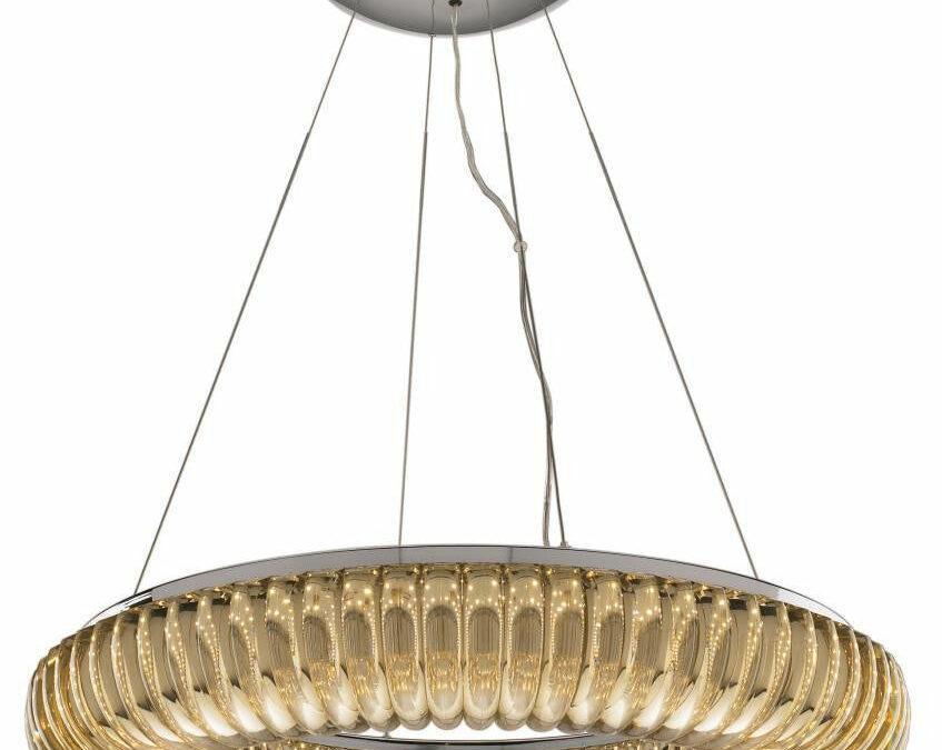 Nuvo Lighting Geocentric 62-261 Two Seventy Series Hanging Suspended Circular LED Luminaire in Polished Chrome Finish