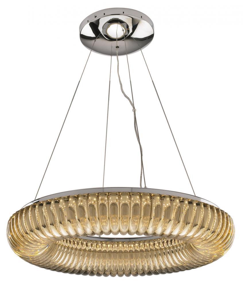 Nuvo Lighting Geocentric 62-261 Two Seventy Series Hanging Suspended Circular LED Luminaire in Polished Chrome Finish