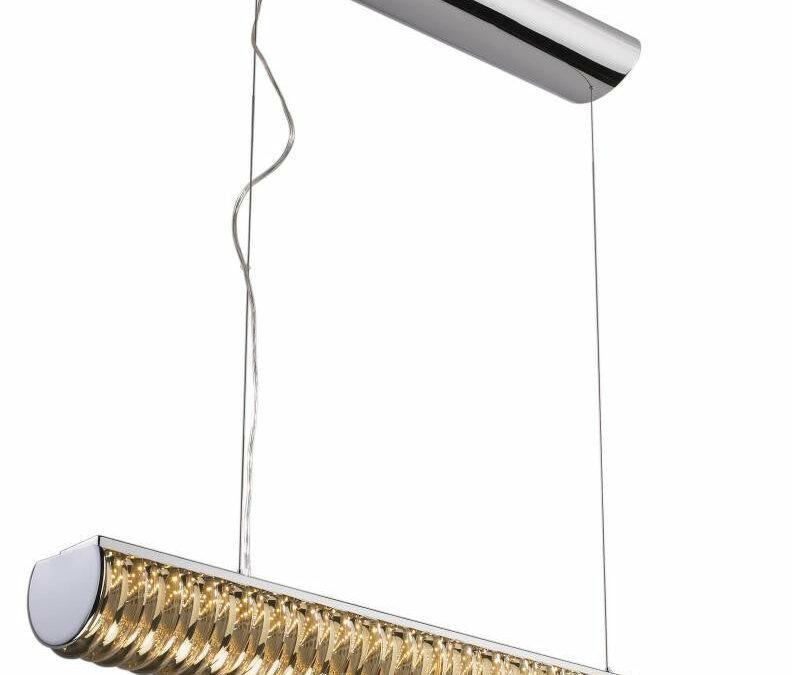 Nuvo Lighting Geocentric 62-262 Two Seventy Series Hanging Suspended Linear LED Luminaire in Polished Chrome Finish