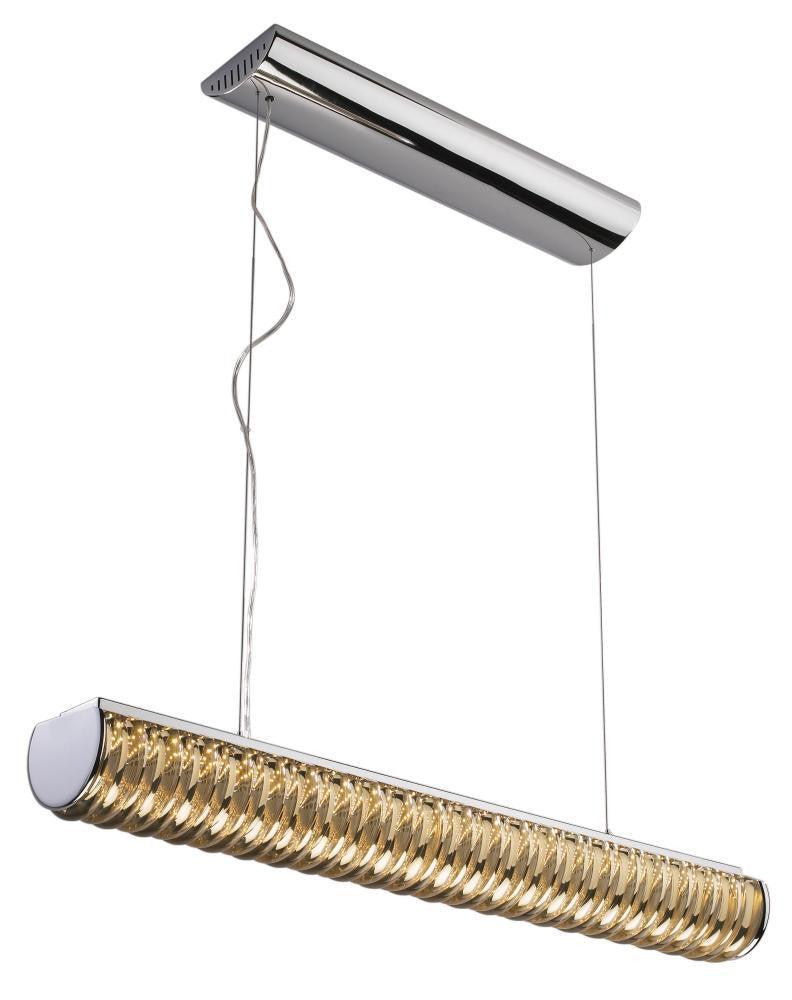 Nuvo Lighting Geocentric 62-262 Two Seventy Series Hanging Suspended Linear LED Luminaire in Polished Chrome Finish