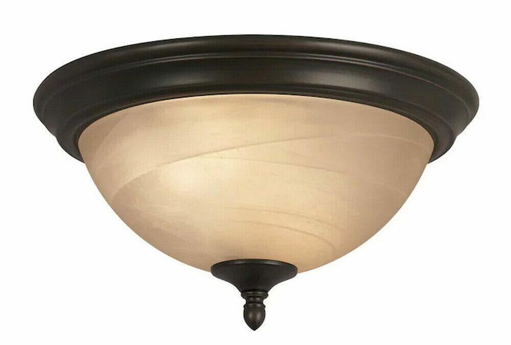Trans Globe Lighting 7291 ROB Flush Ceiling Mount in Oil Rubbed Bronze Finish