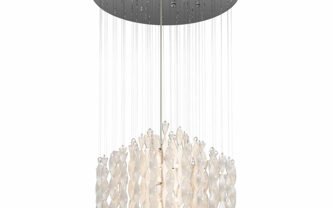 Elan by Kichler Lighting 83107 Signature Collection Twenty One Light Hanging Pendant Chandelier in Polished Chrome Finish