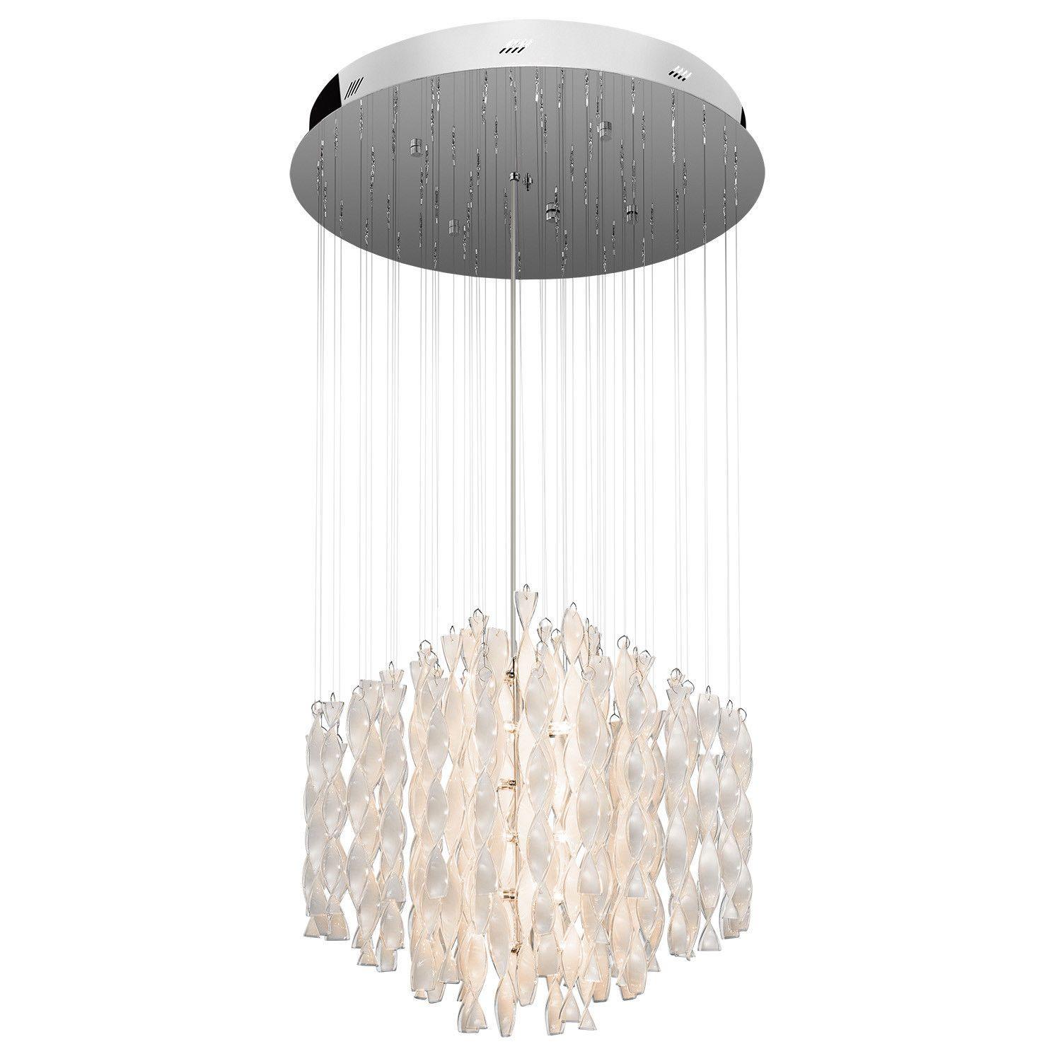 Elan by Kichler Lighting 83107 Signature Collection Twenty One Light Hanging Pendant Chandelier in Polished Chrome Finish
