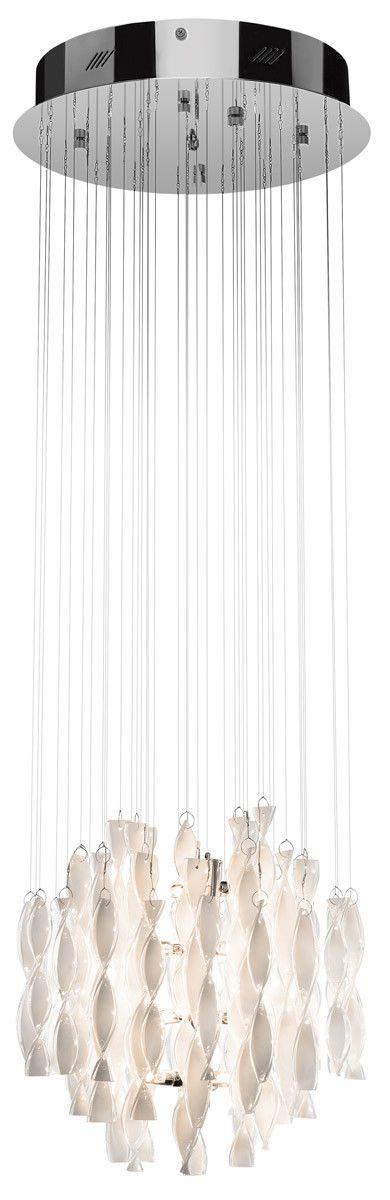 Elan by Kichler Lighting 83108 Signature Collection Fifteen Light Hanging Pendant Chandelier in Polished Chrome Finish