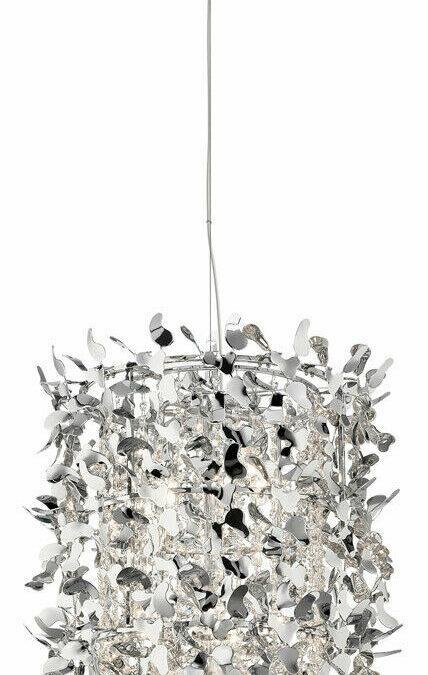 Elan by Kichler Lighting 83678 Alexa Collection Nine Light Hanging Pendant Chandelier in Polished Chrome Finish