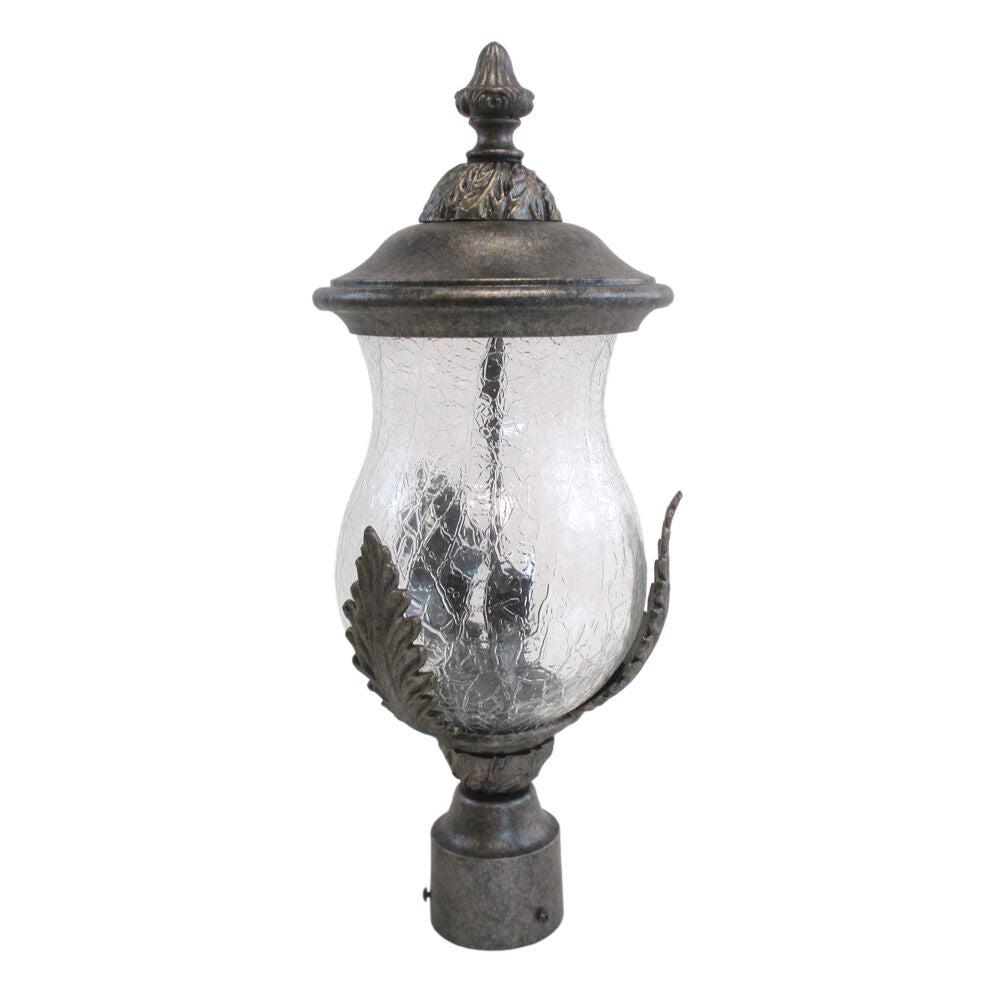 Kalco Lighting 9052 FE Three Light Outdoor Exterior Post Lantern in Feldspar Finish