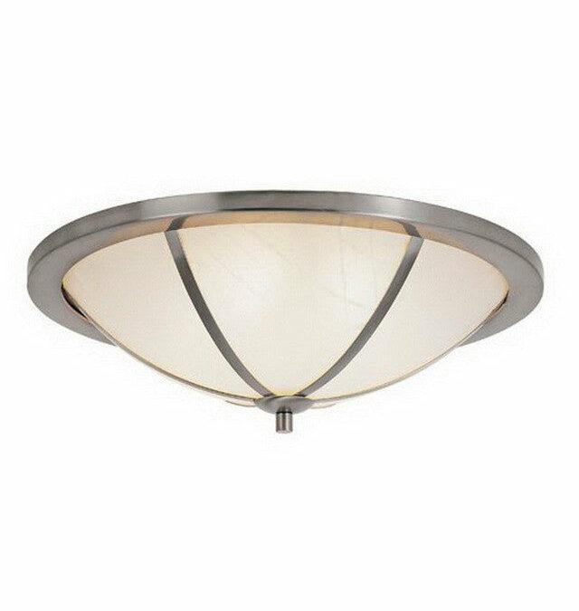 Trans Globe Lighting 10121 BN Six Light Flush Ceiling Mount in Brushed Nickel Finish