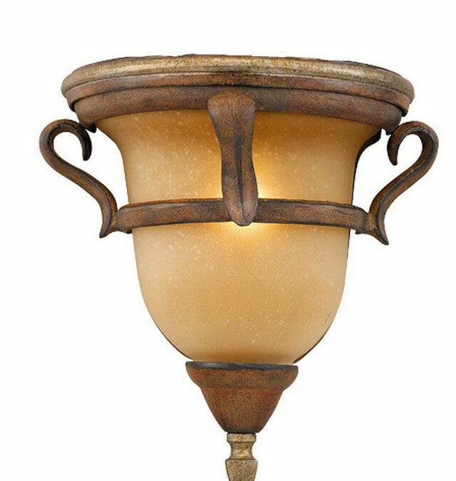 Kalco Lighting 9407 WT Three Light Exterior or Interior Ceiling Mount in Walnut Finish
